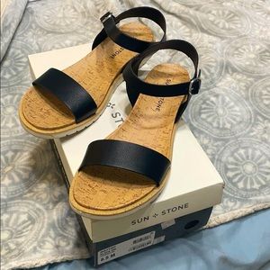 sun & stone strappy sandals
